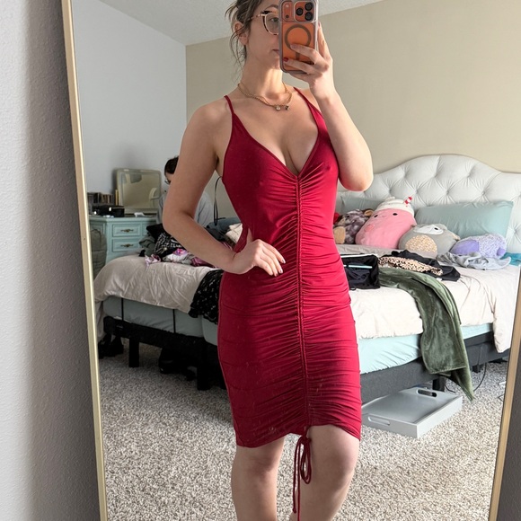 Fashion Nova Dresses & Skirts - Fashion Nova Red Shanghai Dress